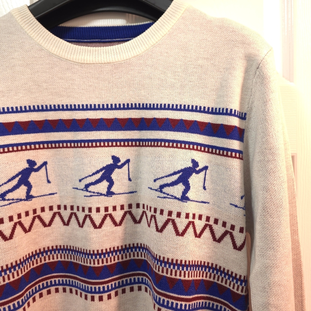 NWT Kavu Hillrose Ski LineSweater Apres Ski Women's XL Outdoor Gorpcore
